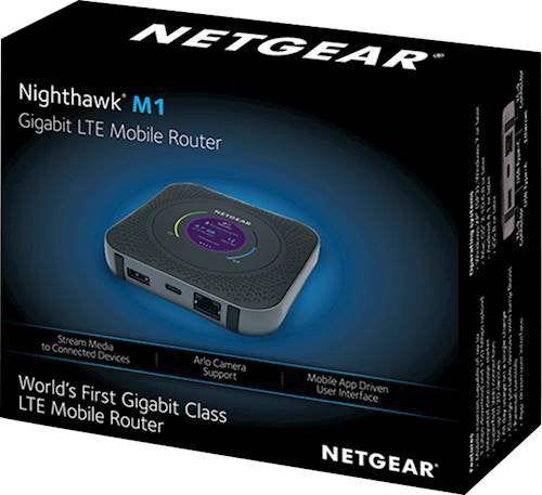 NETGEAR - Nighthawk M1 4G LTE Mobile Hotspot Router (Unlocked)