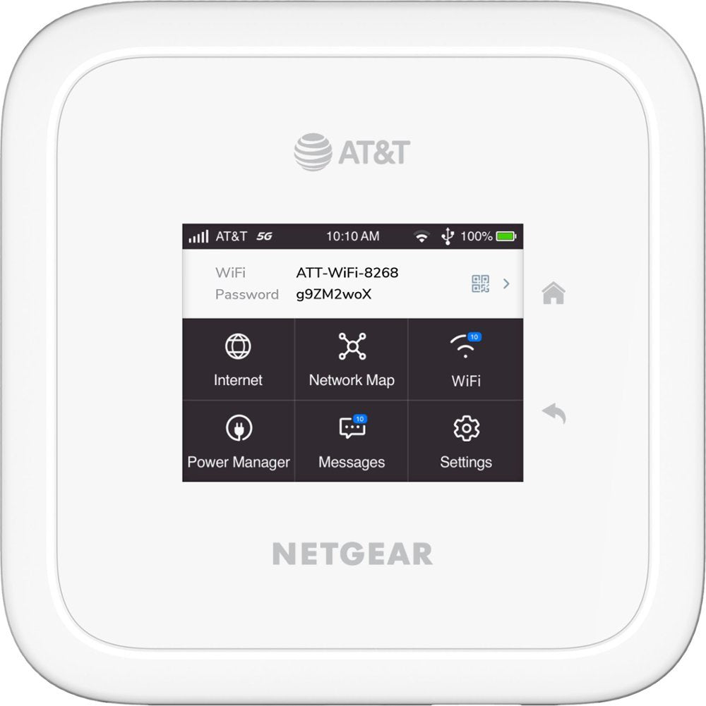 NETGEAR - Nighthawk M6 5G WiFi 6 Hotspot (Unlocked) - White