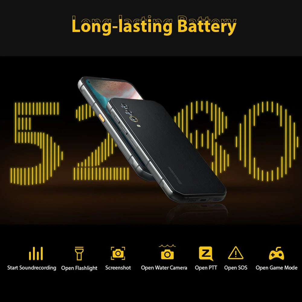 Blackview BL6000 Pro 5G Rugged SmartPhone (8GB 256GB 6.36" FHD+ 48MP Triple Camera)