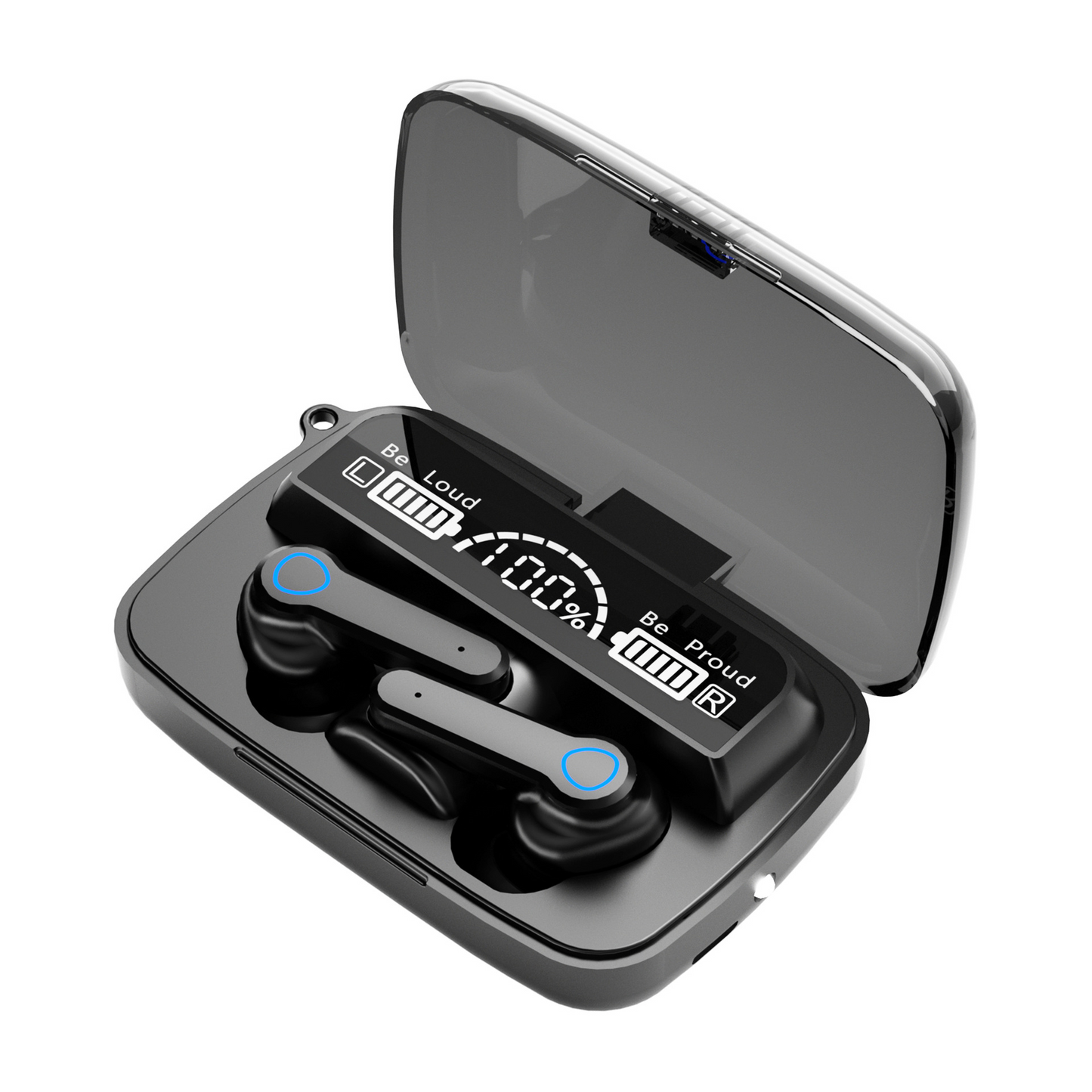 TWS Wireless Earphone M19 IPX7 Waterproof Blue tooth Earphone with Power Bank