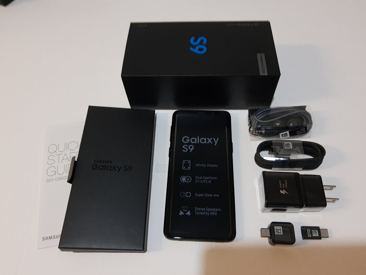 Samsung Galaxy S9 SM-G960/ 64GB Midnight Black (Unlocked)