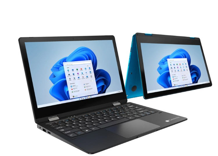 Gateway Notebook 11.6" Touchscreen 2-in-1s Laptop, Intel Celeron N4020, 4GB RAM, 64GB HD, Windows 10 Home, Blue