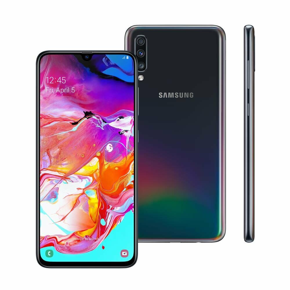 Samsung Galaxy A70 SM-A705U Black 128GB AT&T T-Mobile Unlocked