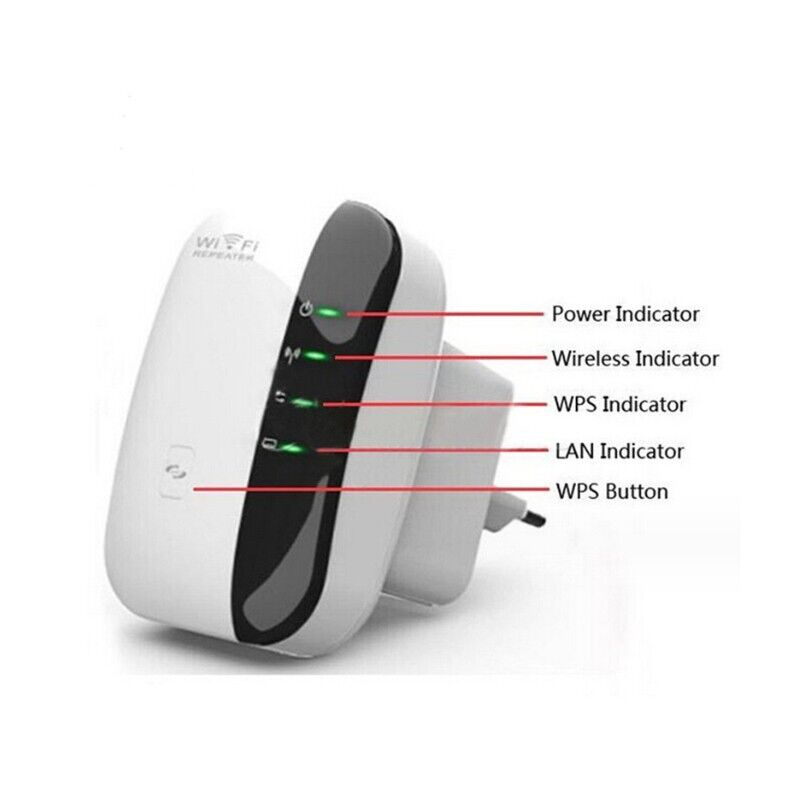 WiFi Range Extender Internet Booster Wireless Signal Repeater Wireless Amplifier