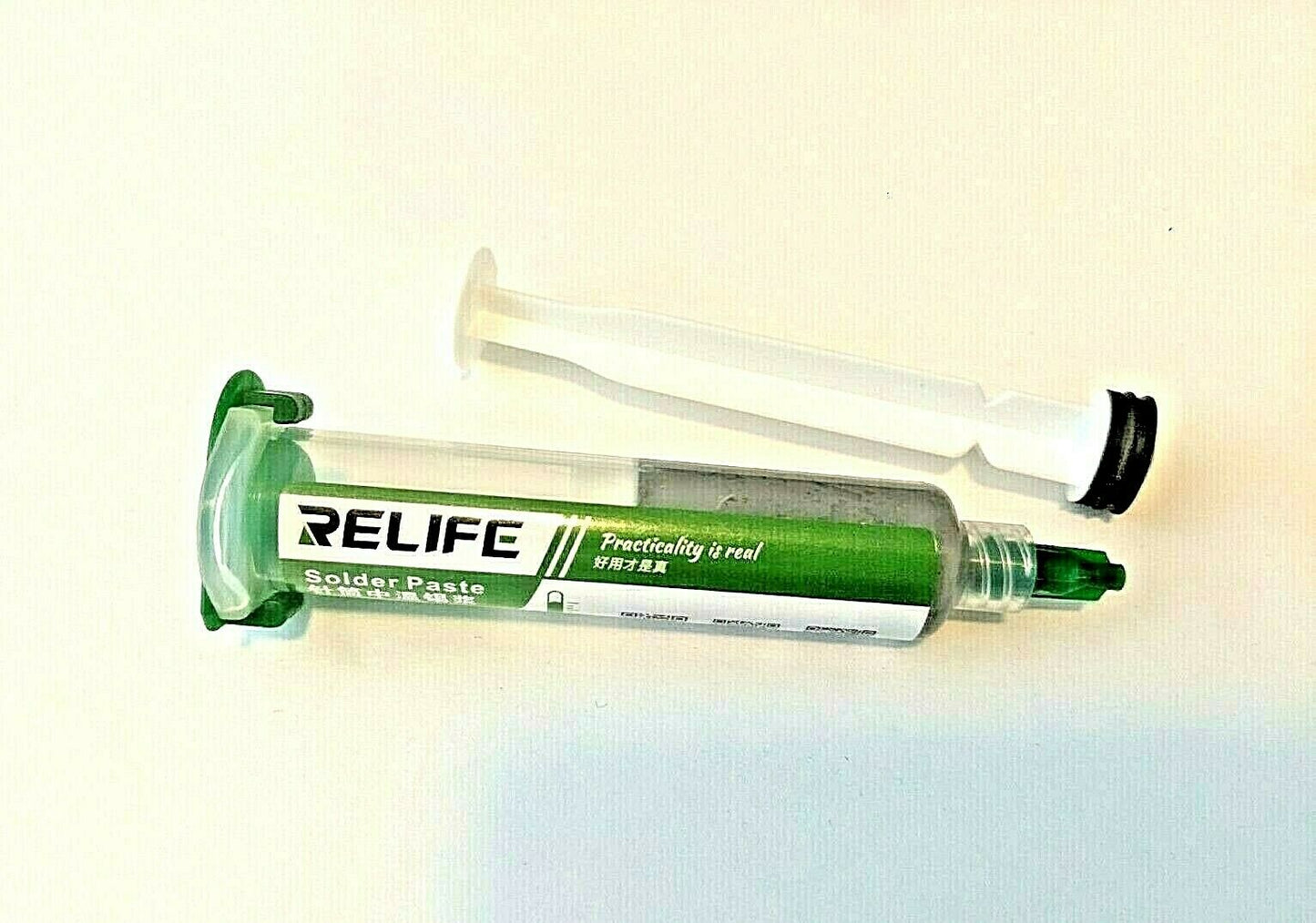 RELIFE Syringe Solder Paste w/ PRECISION TIP (RL-403, 183C, Sn63/Pb37)