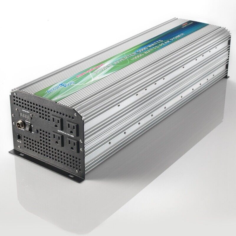 NEW ADVANCED PURE SINE WAVE POWER INVERTER 5000/10000 WATT 12VDC TO 120V AC