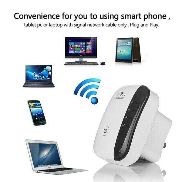 WiFi Range Extender Internet Booster Wireless Signal Repeater Wireless Amplifier