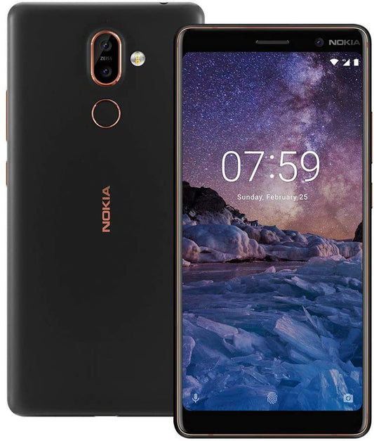 Nokia 7 Plus TA-1046 Dual Sim 64GB/4GB (Black) - Factory Unlocked
