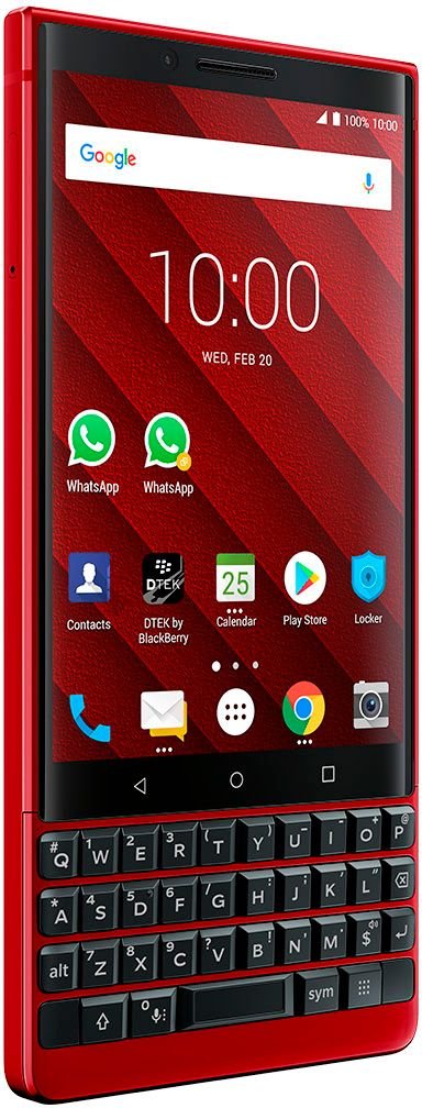 BlackBerry Key2 Red Edition - 128GB Factory Unlocked