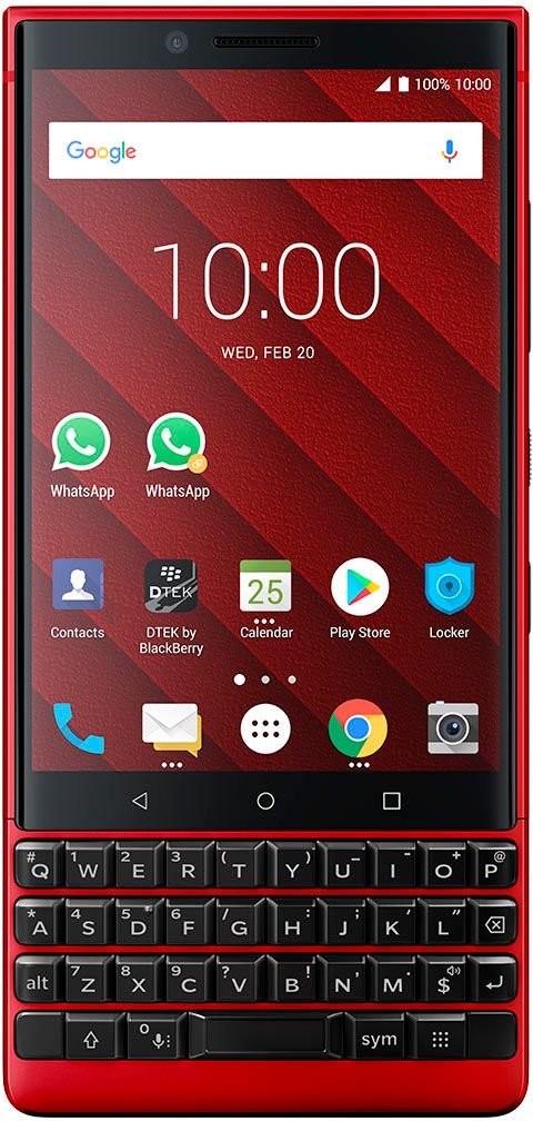 BlackBerry Key2 Red Edition - 128GB Factory Unlocked