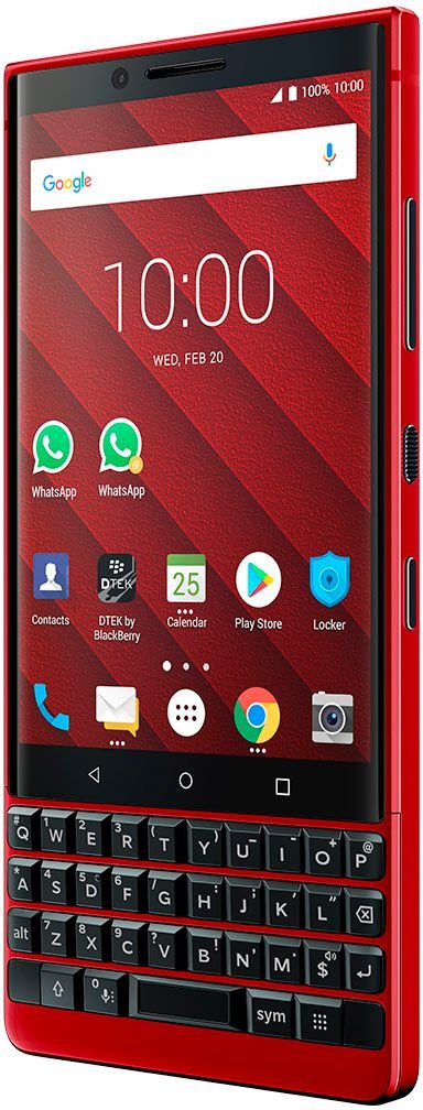 BlackBerry Key2 Red Edition - 128GB Factory Unlocked