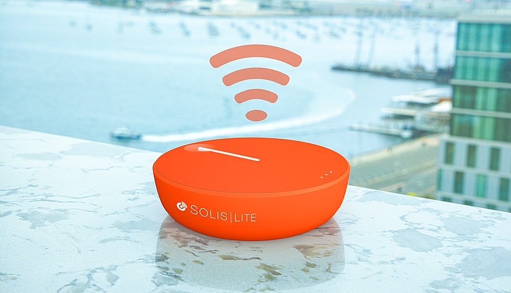Solis - Lite 4G LTE Global Wi-Fi Hotspot + PowerBank - Mobile Router, Lifetime Data Plan - Orange