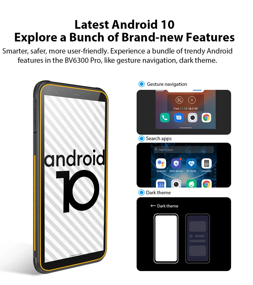 BLACKVIEW BV6300 Pro Helio P70 6GB+128GB Smartphone