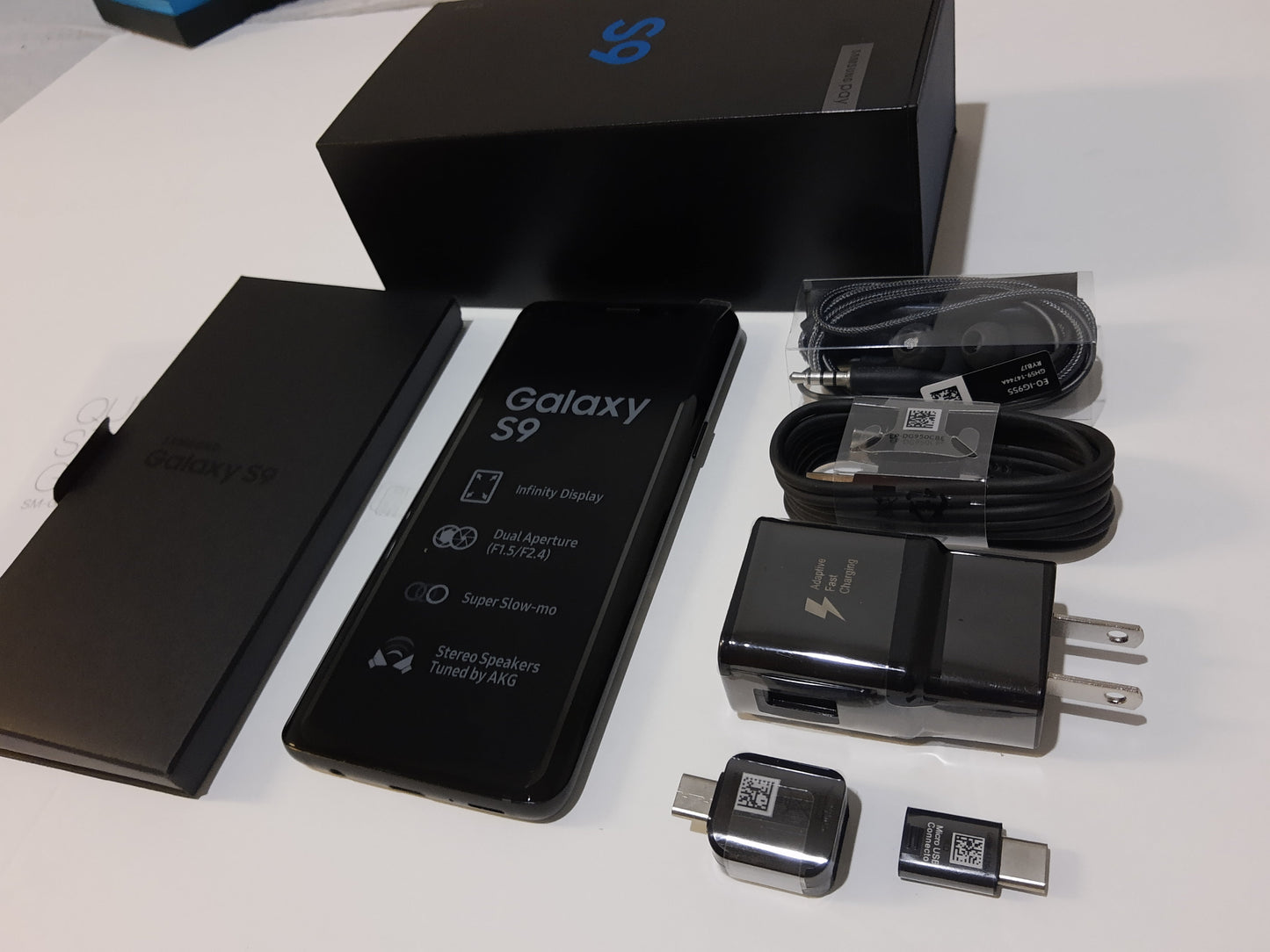 Samsung Galaxy S9 SM-G960/ 64GB Midnight Black (Unlocked)