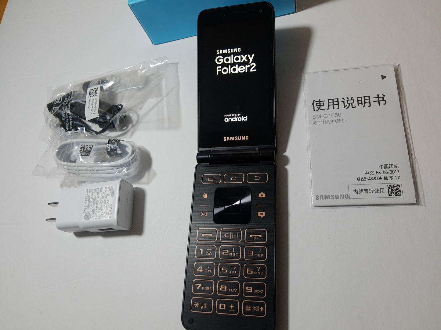 Samsung Galaxy Folder 2 SM-G1650 Dual SIM 16gb - Black