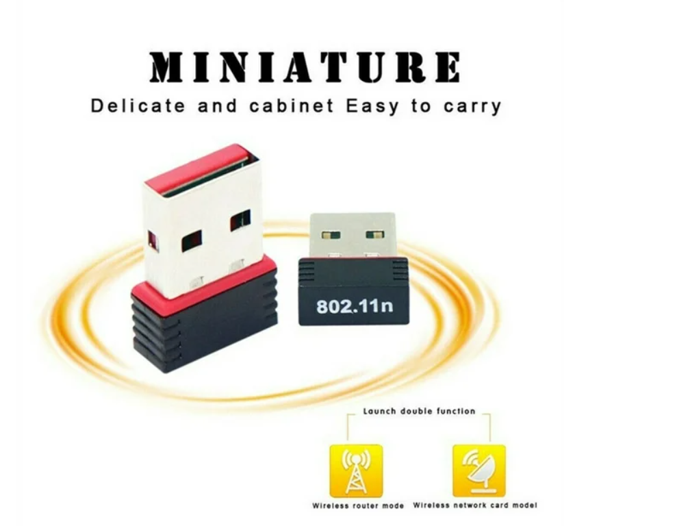 TechZaddy 300 Mbps WiFi Network Adapter  USB 2.0 Wireless 802.11n
