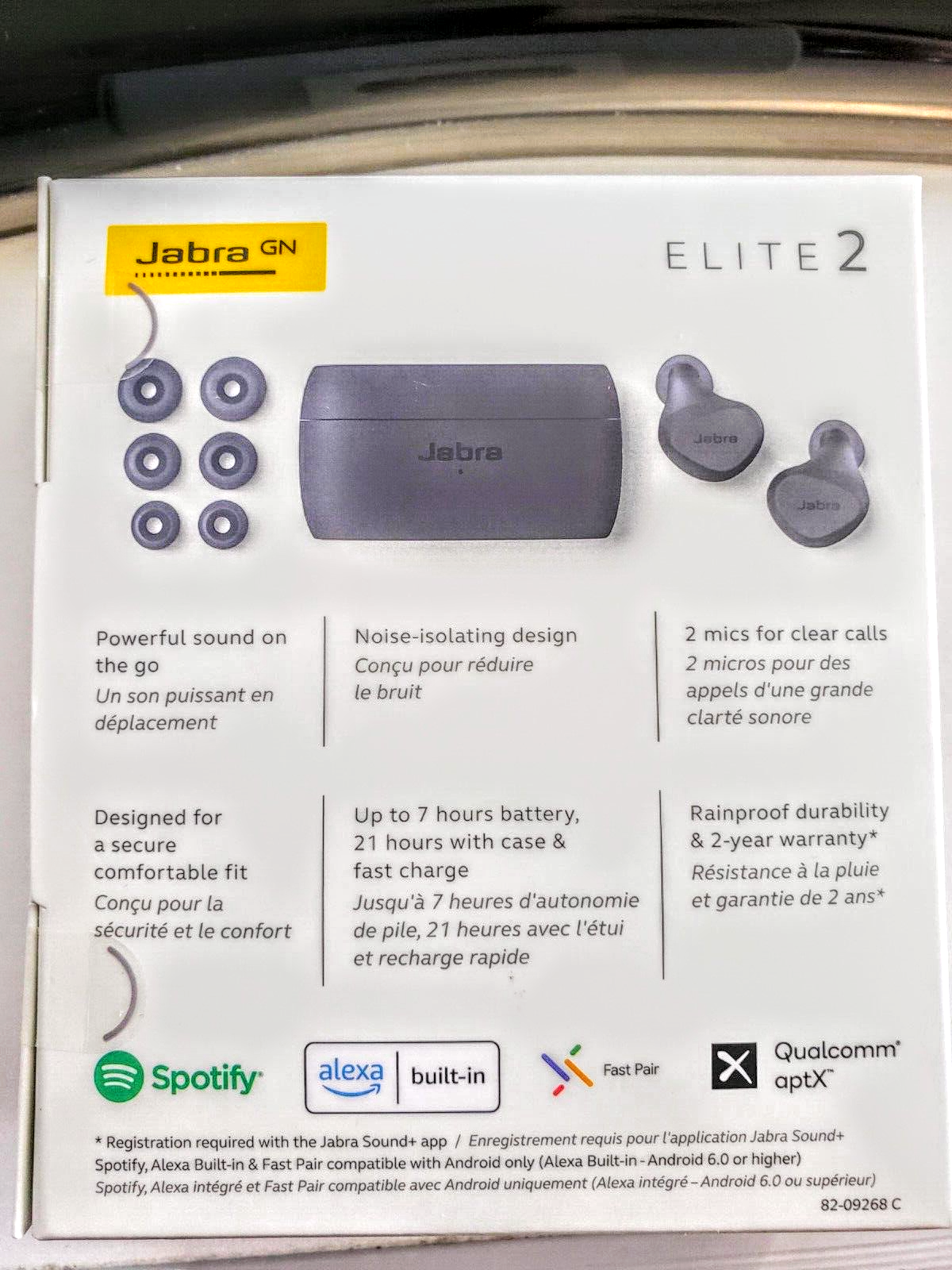 JABRA ELITE 2 WIRELESS EARBUDS
