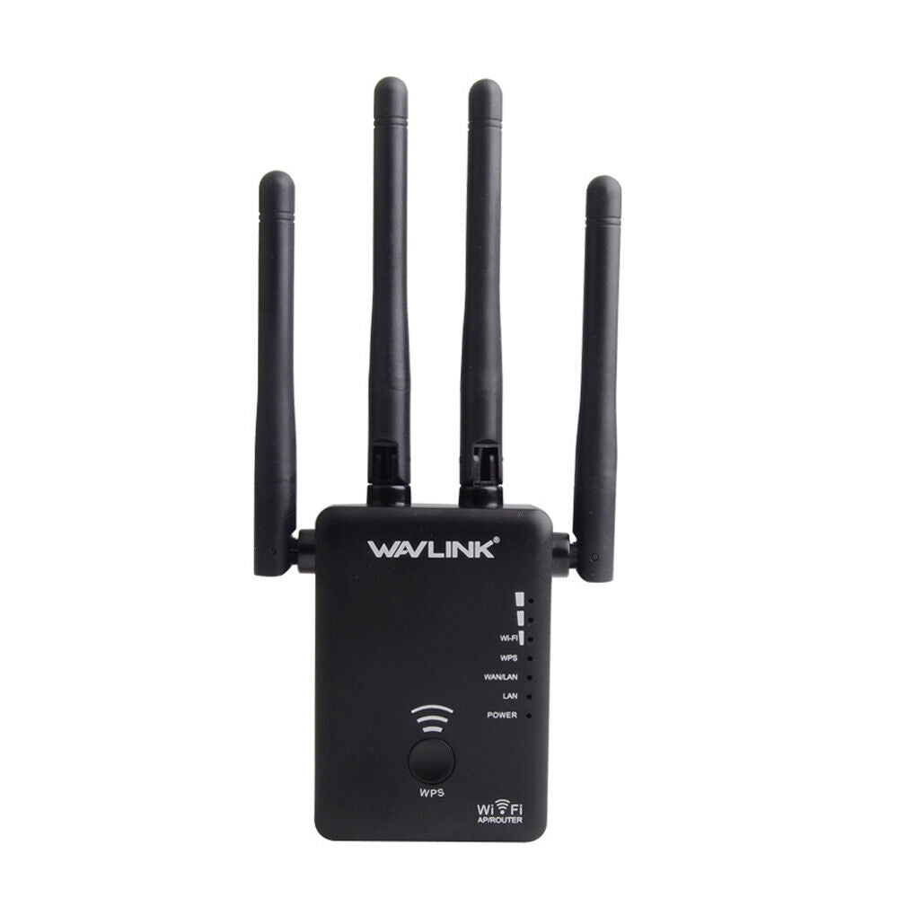 1200Mbps WiFi Range Extender Repeater Wireless Amplifier Router Signal Booster