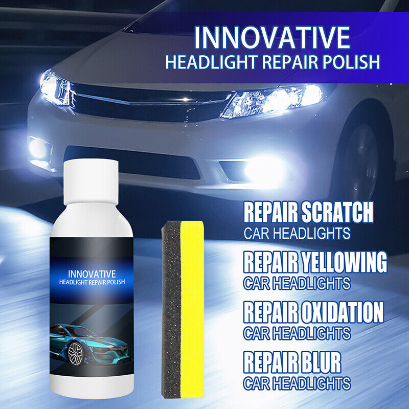 Headlight Cover Len Restorer Cleaner Repair Liquid Polish Car Accessories 20ml