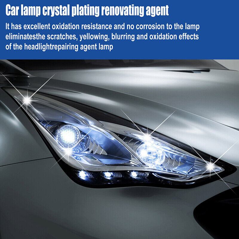 Headlight Cover Len Restorer Cleaner Repair Liquid Polish Car Accessories 20ml
