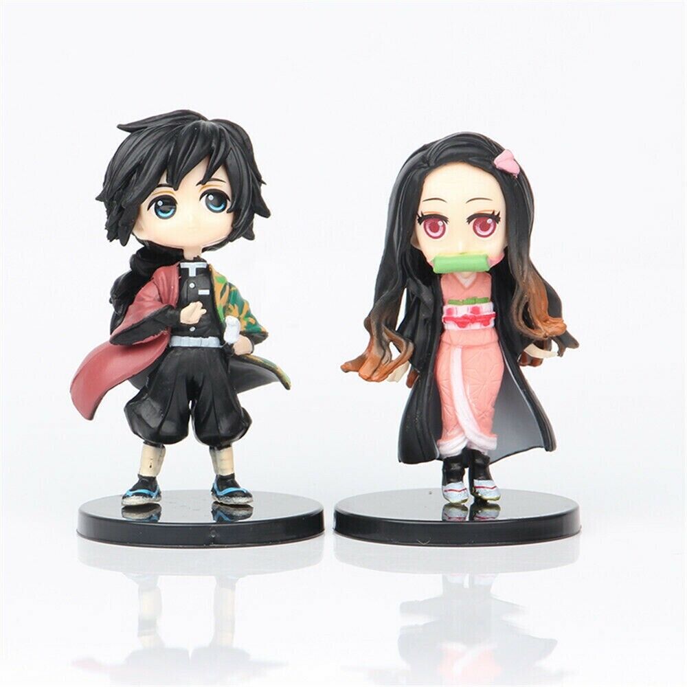 Anime Demon Slayer: Kimetsu no Yaiba Kamado Nezuko 6Pcs/Set Action Figure Gifts