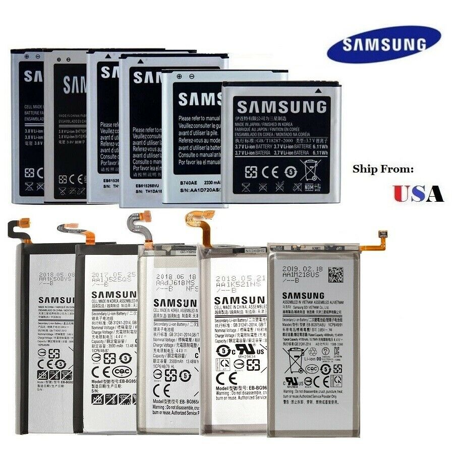 OEM Battery Samsung Galaxy S3 S4 S5 S6 S7 S8 S9 S10 Note 2 3 4 5 8 9 Edge Plus