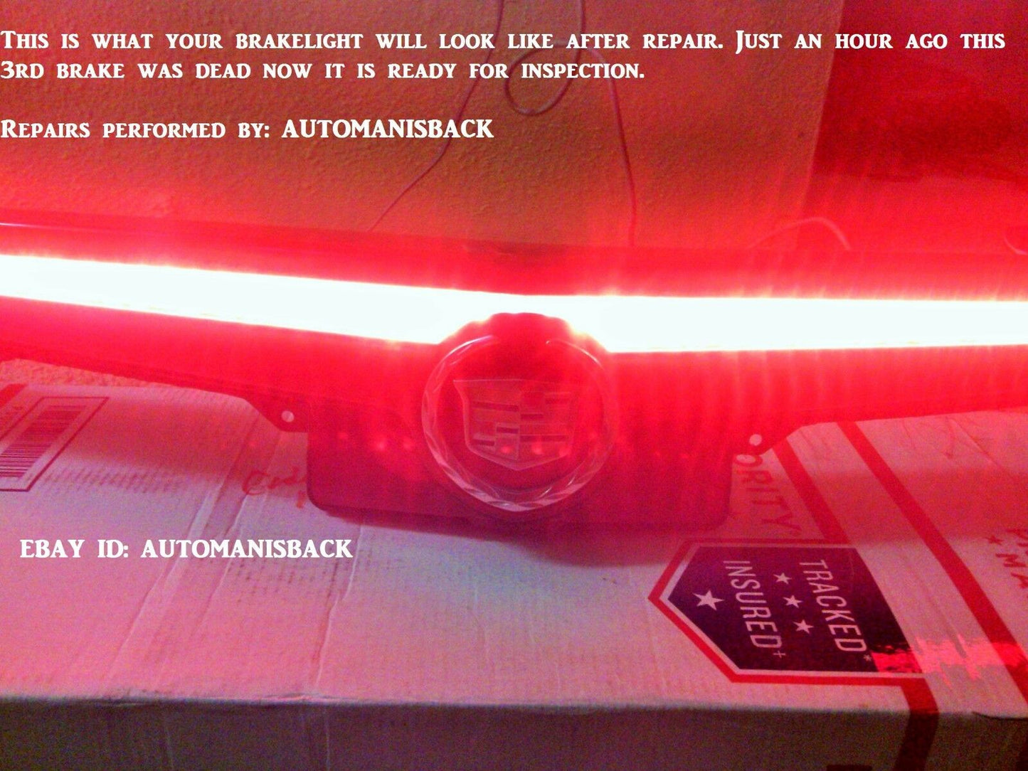 Repair Service Only!! -2003-2007 CADILLAC CTS BRAKE THIRD BRAKE LIGHT