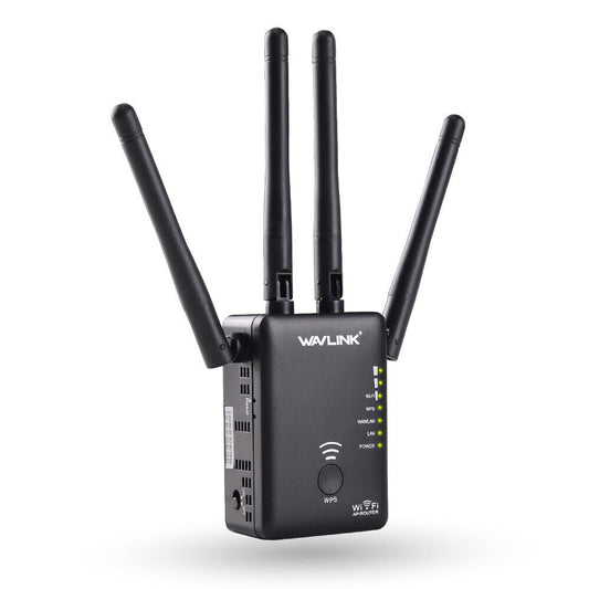 1200Mbps WiFi Range Extender Repeater Wireless Amplifier Router Signal Booster