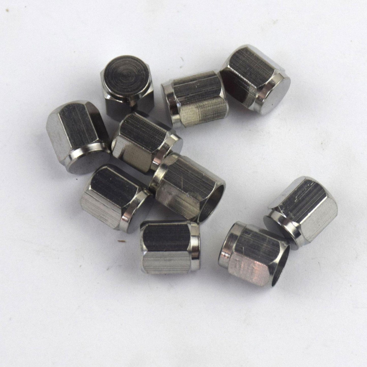 20PCS Brass Metal Valve Cap Tire Valve Stems Caps E-cap Air Dust Ca Good