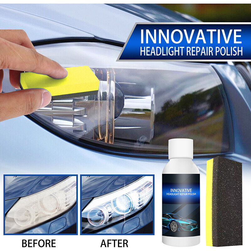 Headlight Cover Len Restorer Cleaner Repair Liquid Polish Car Accessories 20ml