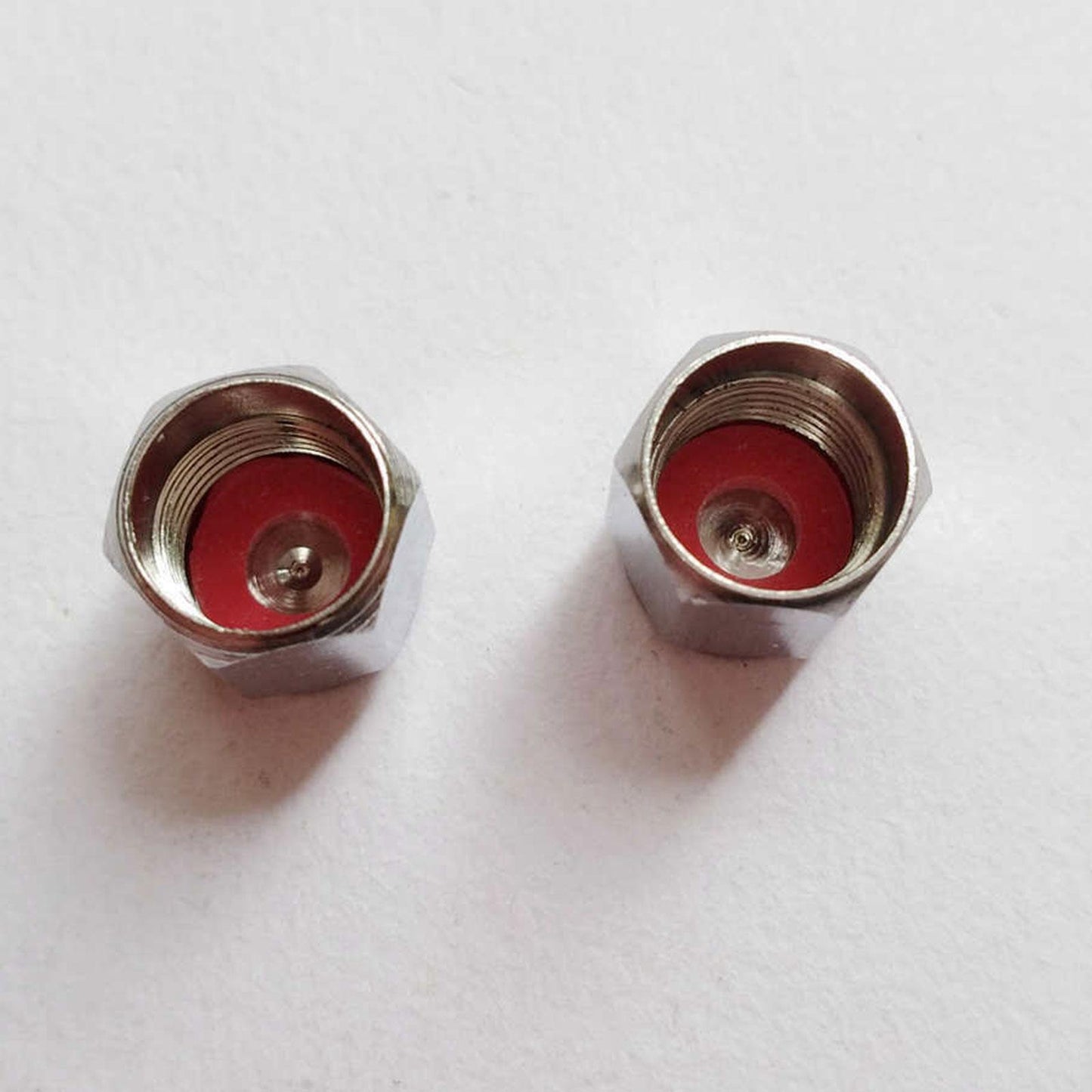 20PCS Brass Metal Valve Cap Tire Valve Stems Caps E-cap Air Dust Ca Good