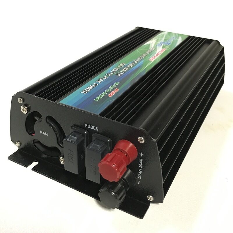 PURE SINE WAVE POWER INVERTER 400/800 WATT 12V DC TO 120V AC