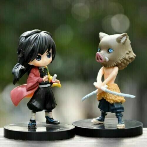 Anime Demon Slayer: Kimetsu no Yaiba Kamado Nezuko 6Pcs/Set Action Figure Gifts